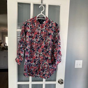 Chaps No Iron Blouse - 3/4th Sleeve